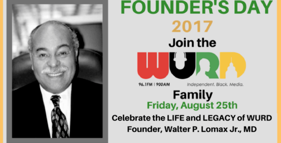 08/24/17: WURD Radio set to celebrate Lomax legacy with annual Founder’s Day